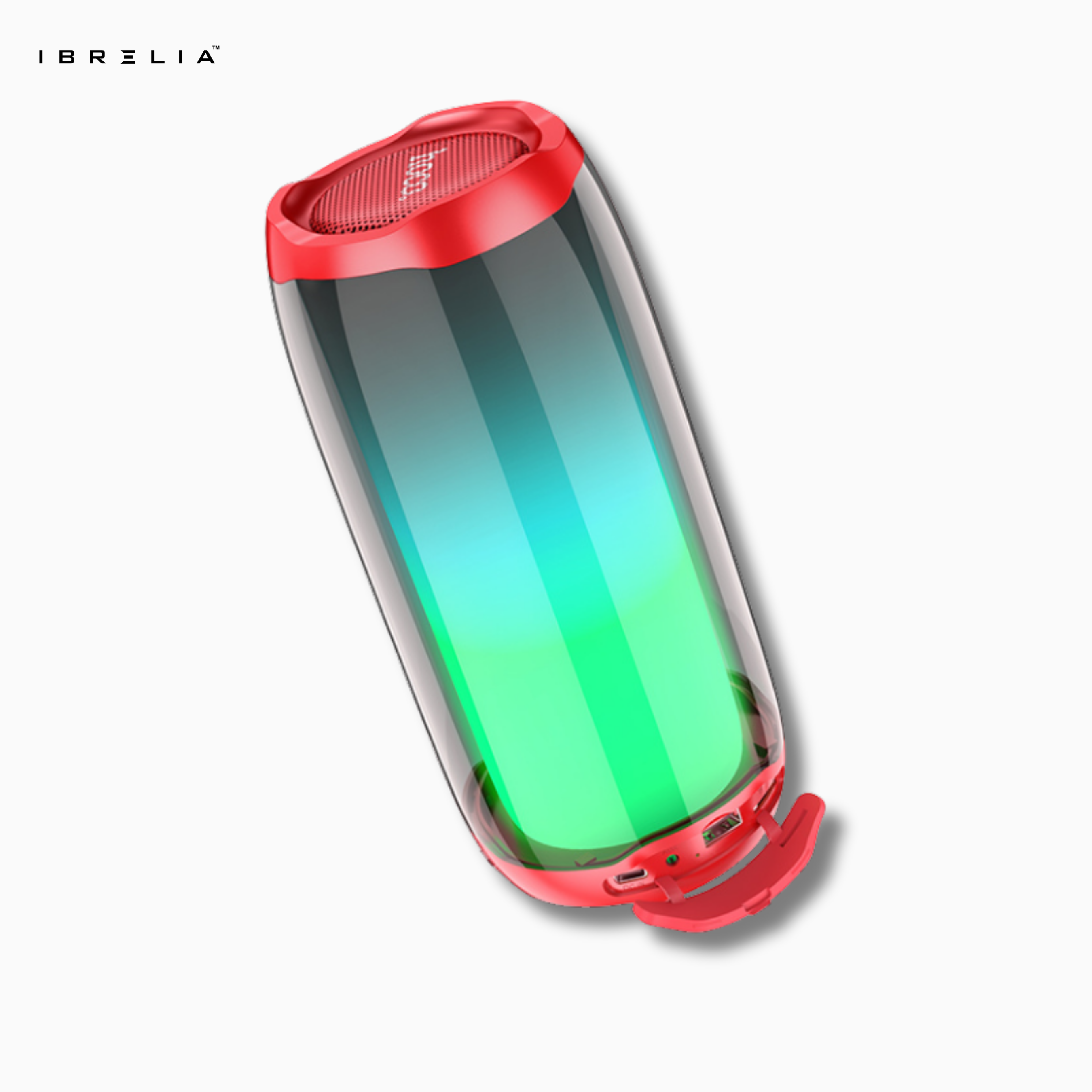 HOCO HC8 Pulsating Colorful Luminous Wireless Speaker – 10W 360° Surround Sound with RGB Lighting & TWS | IBRELIA™