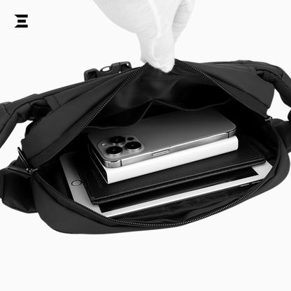 IBRELIA™ Urban Tech Crossbody Bag – Waterproof Minimal Sling IBRELIA