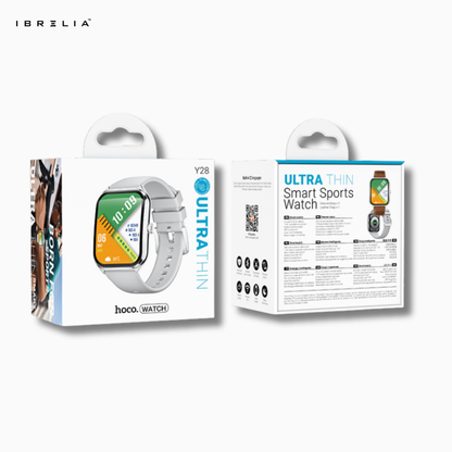 HOCO Y28 Ultra Thin AMOLED Smart Sports Watch (Call Version) | IBRELIA™