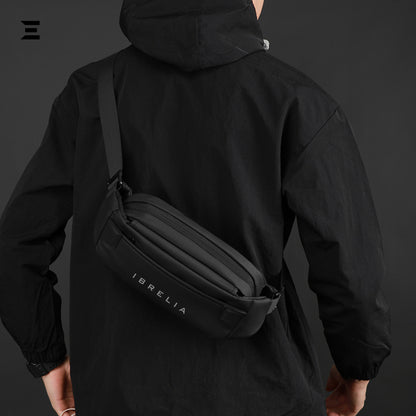 IBRELIA™ Urban Tech Crossbody Bag – Waterproof Minimal Sling IBRELIA