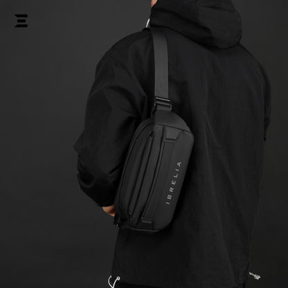 IBRELIA™ Urban Tech Crossbody Bag – Waterproof Minimal Sling IBRELIA
