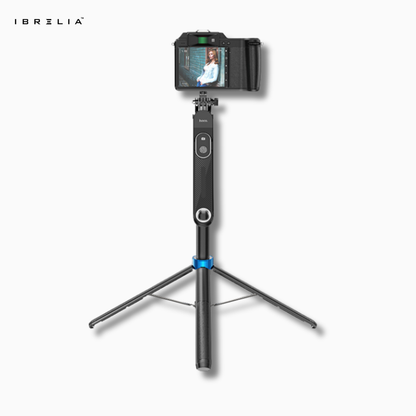 HOCO K22 Quadropod Live Broadcast Tripod – 1.75m Height + Bluetooth Remote | IBRELIA™