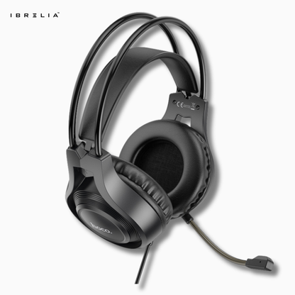 HOCO W106 Gaming Headphones – 50mm Drivers, Dual 3.5mm Plug | IBRELIA™