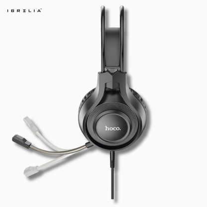 HOCO W106 Gaming Headphones – 50mm Drivers, Dual 3.5mm Plug | IBRELIA™