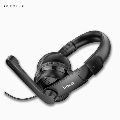 HOCO W103 Gaming Headphones – 40mm Drivers, 3.5mm Plug | IBRELIA™