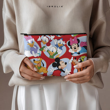 Disney Classic Characters Makeup & Pencil Pouch – Double-Sided Print – IBRELIA™ IBRELIA