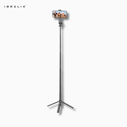 HOCO K21 – 2-in-1 Quadropod Live Streaming Tripod (1.37m Height + Bluetooth Remote) | IBRELIA™