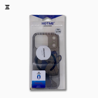 HOTME Printed Transparent MagSafe Case – Monkey Design Shockproof Cover for iPhone | IBRELIA™ IBRELIA