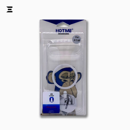 HOTME Printed Transparent MagSafe Case – Monkey Design Shockproof Cover for iPhone | IBRELIA™ IBRELIA
