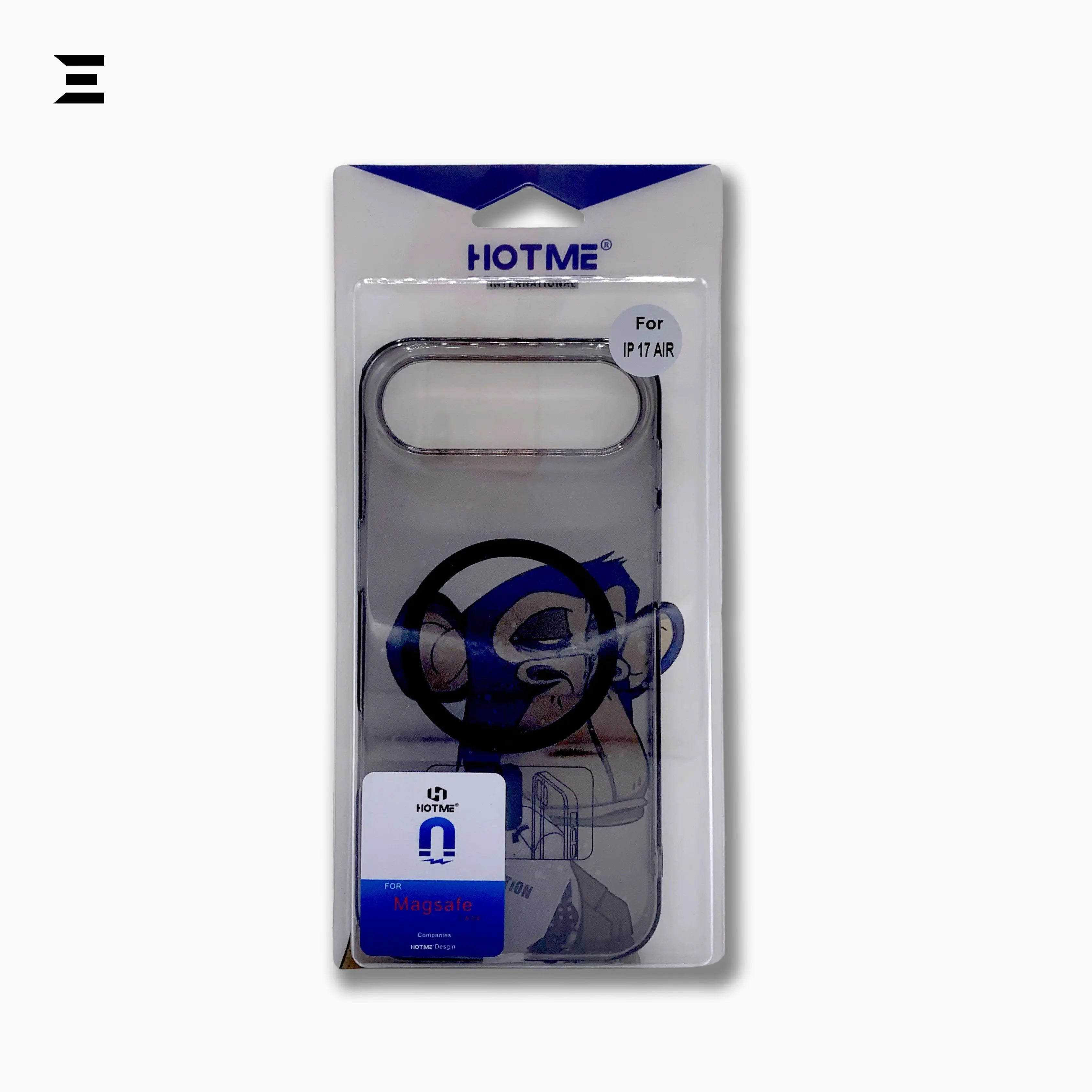 HOTME Printed Transparent MagSafe Case – Monkey Design Shockproof Cover for iPhone | IBRELIA™ IBRELIA
