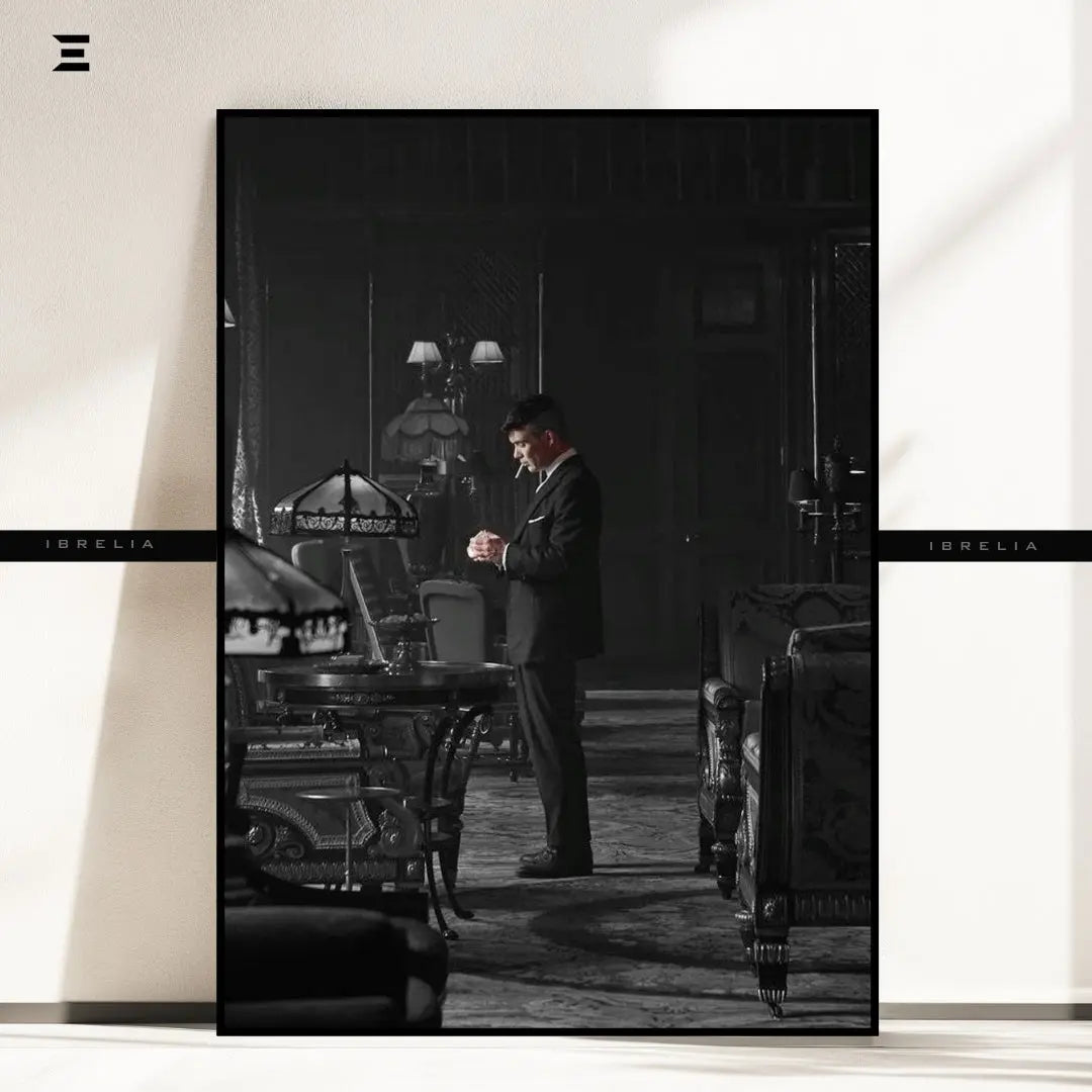 Premium Resin Coated Wall Art – Thomas Shelby Peaky Blinders Collectible | IBRELIA Pakistan IBRELIA