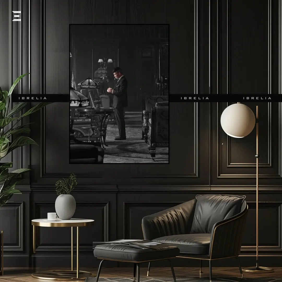 Premium Resin Coated Wall Art – Thomas Shelby Peaky Blinders Collectible | IBRELIA Pakistan IBRELIA