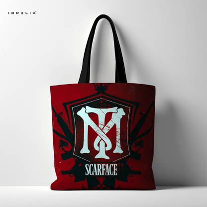 IBRELIA™ Scarface Inspired Graphic Tote Bag – Bold Street Style Tote IBRELIA