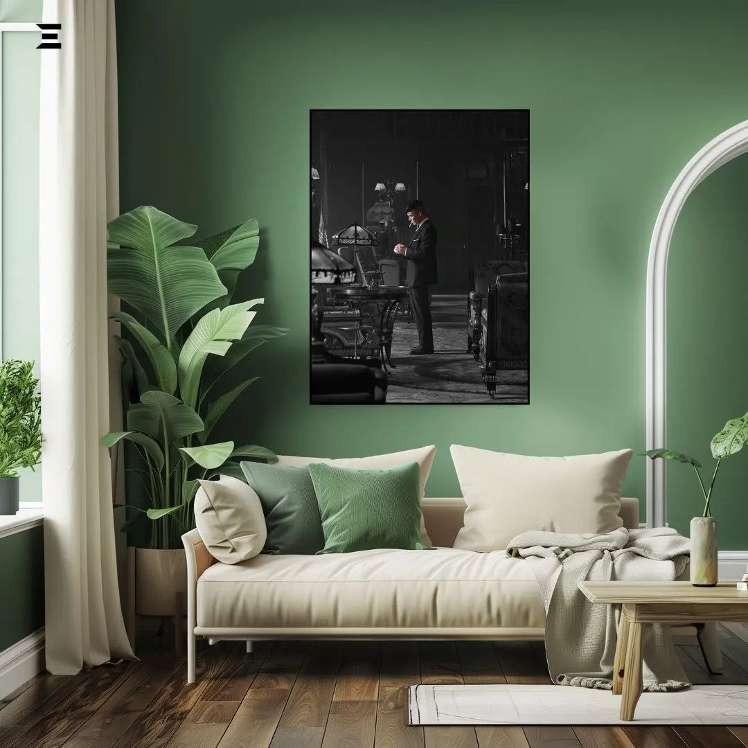 Premium Resin Coated Wall Art – Thomas Shelby Peaky Blinders Collectible | IBRELIA Pakistan IBRELIA