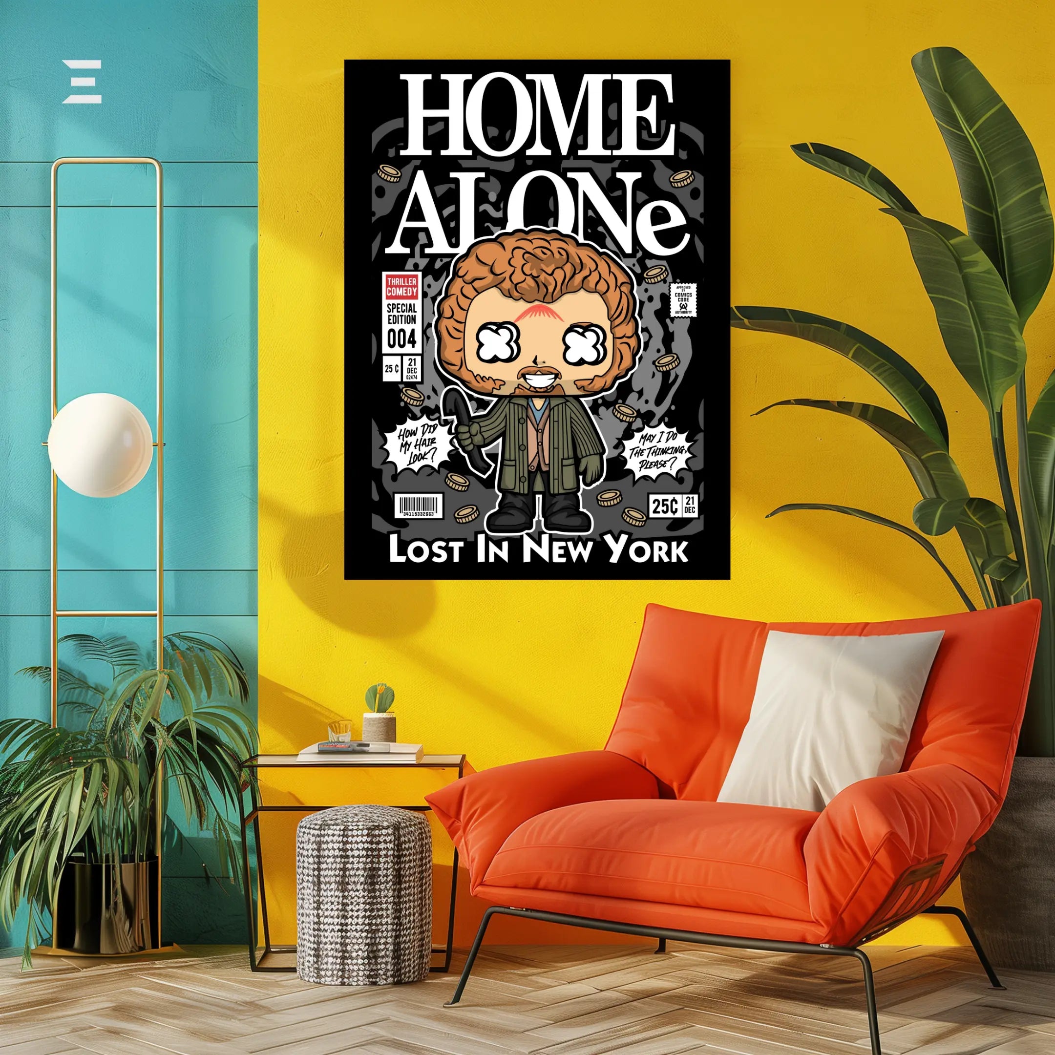 Home Alone Pop Art Resin Wall Art – Lost in New York Edition | IBRELIA IBRELIA
