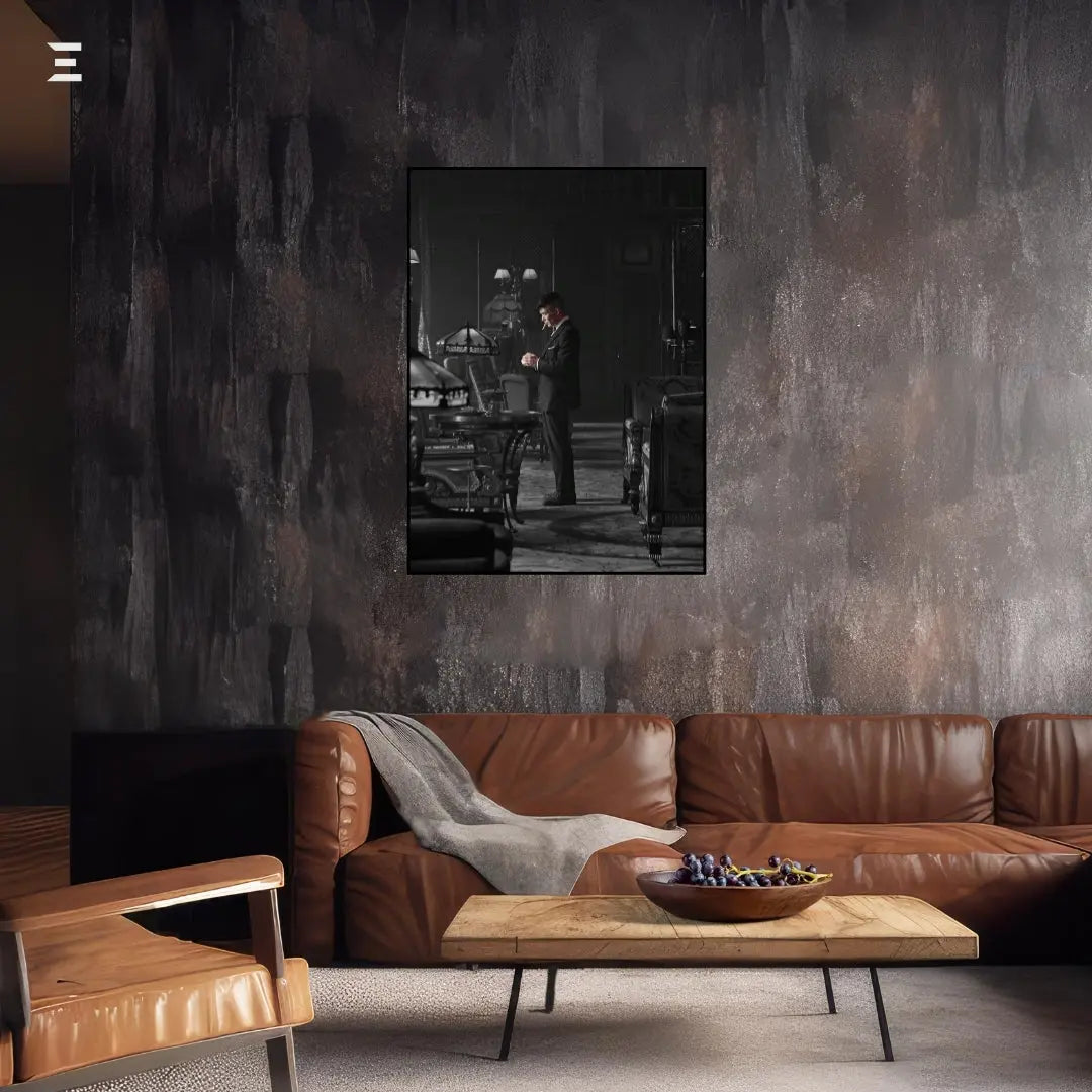 Premium Resin Coated Wall Art – Thomas Shelby Peaky Blinders Collectible | IBRELIA Pakistan IBRELIA