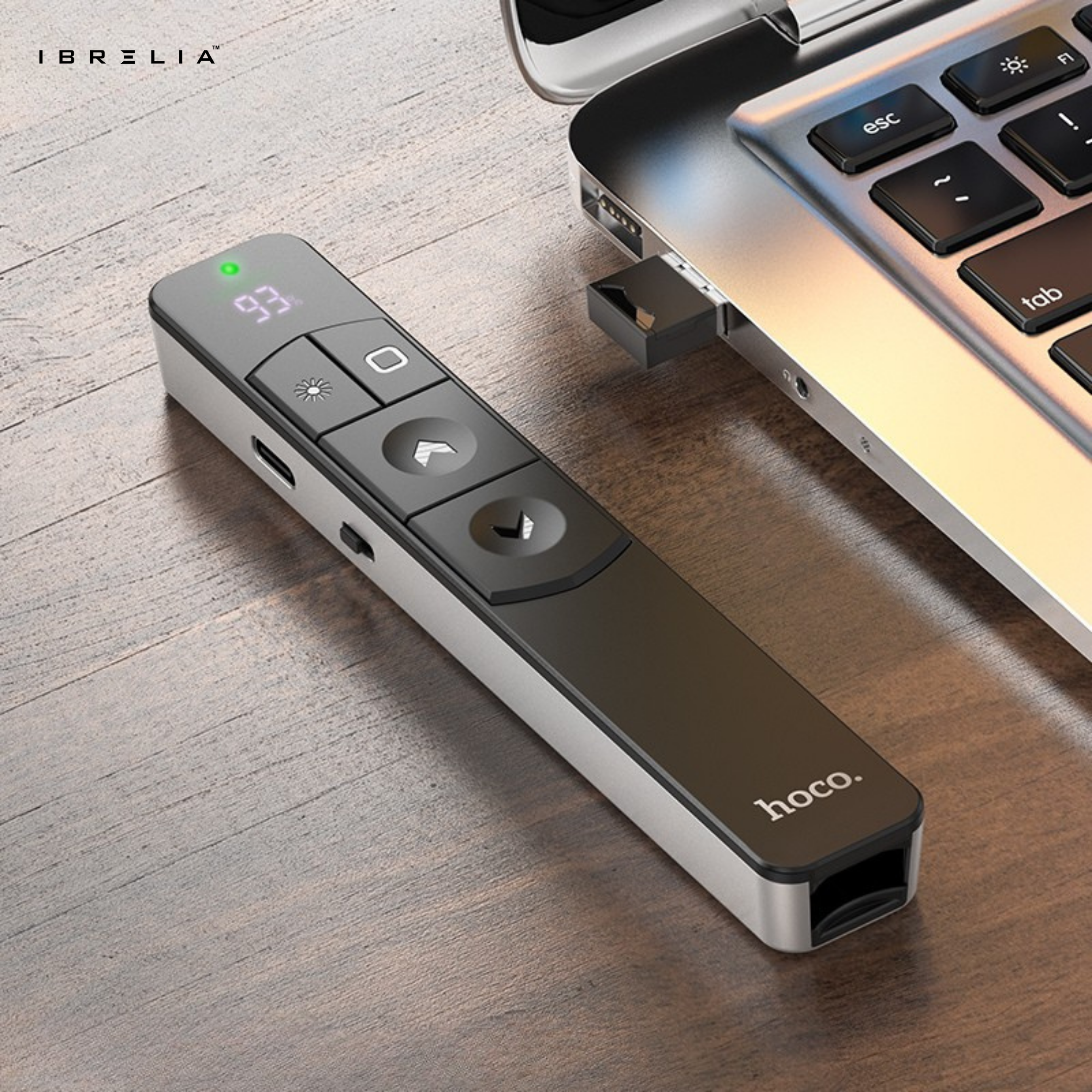 HOCO GM202 – Smart PPT Laser Pointer & Wireless Page Turner | IBRELIA™