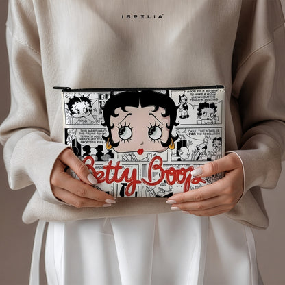 Betty Boop Vintage Comic Makeup & Pencil Pouch – Double-Sided Print – IBRELIA™