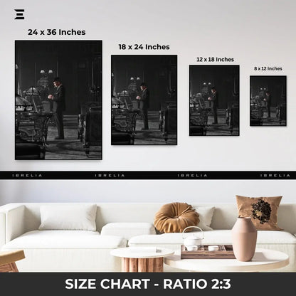 Premium Resin Coated Wall Art – Thomas Shelby Peaky Blinders Collectible | IBRELIA Pakistan IBRELIA