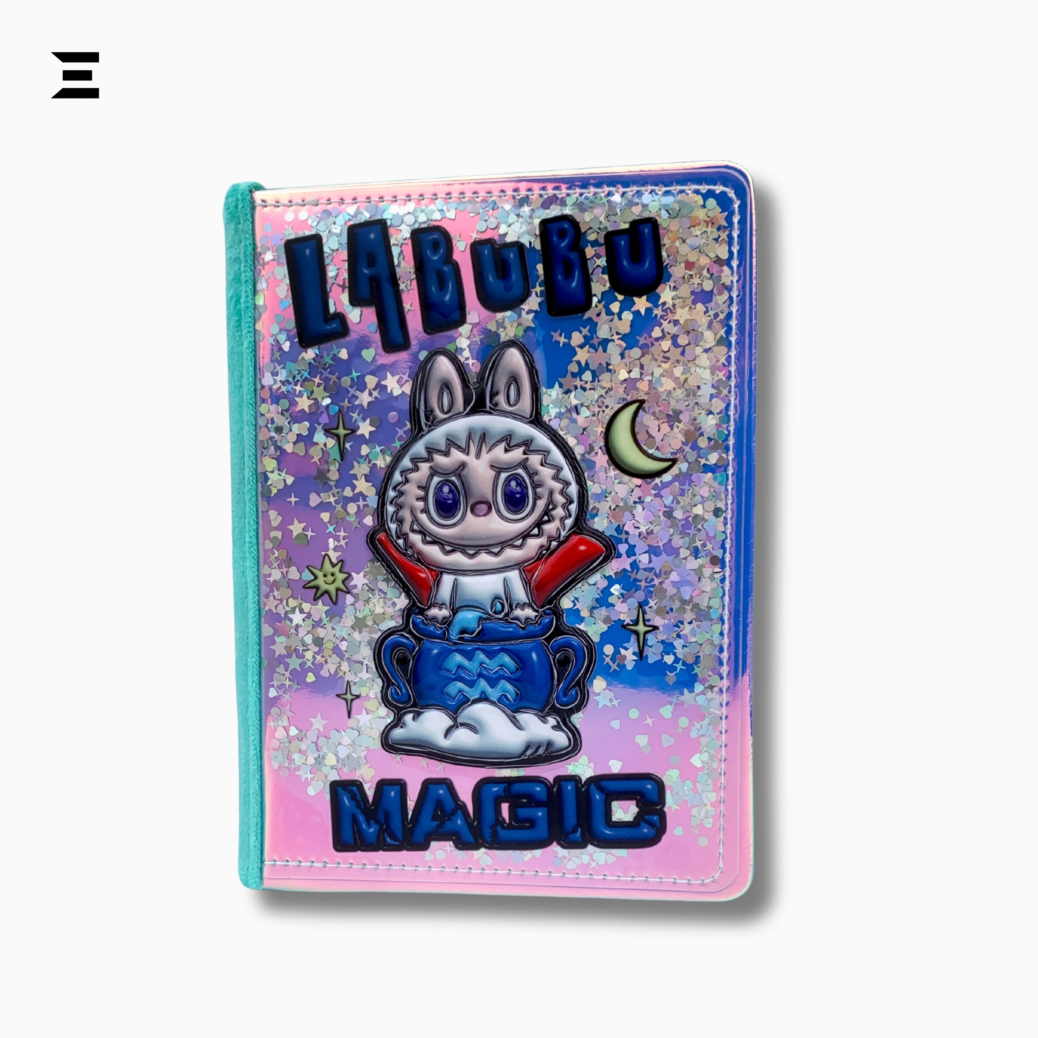 Labubu Magic Glitter Notebook A5 - Size | Cute Cartoon Mini Diary Journal | IBRELIA™ IBRELIA