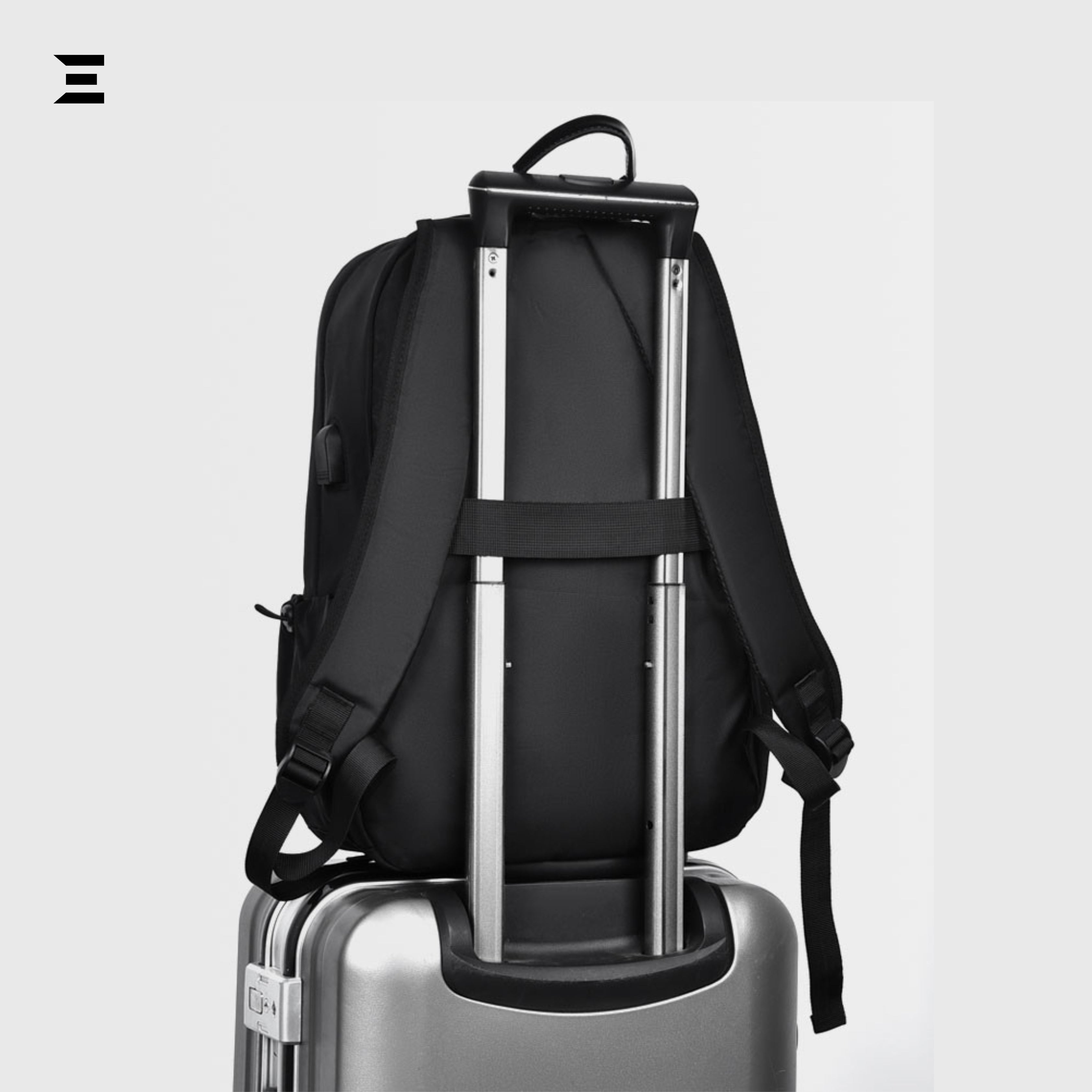 IBRELIA™ Waterproof Anti-Theft Laptop Backpack – Black IBRELIA