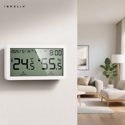 HOCO HX42 – 5-in-1 High Precision Thermo-Hygrometer Alarm Clock | IBRELIA™