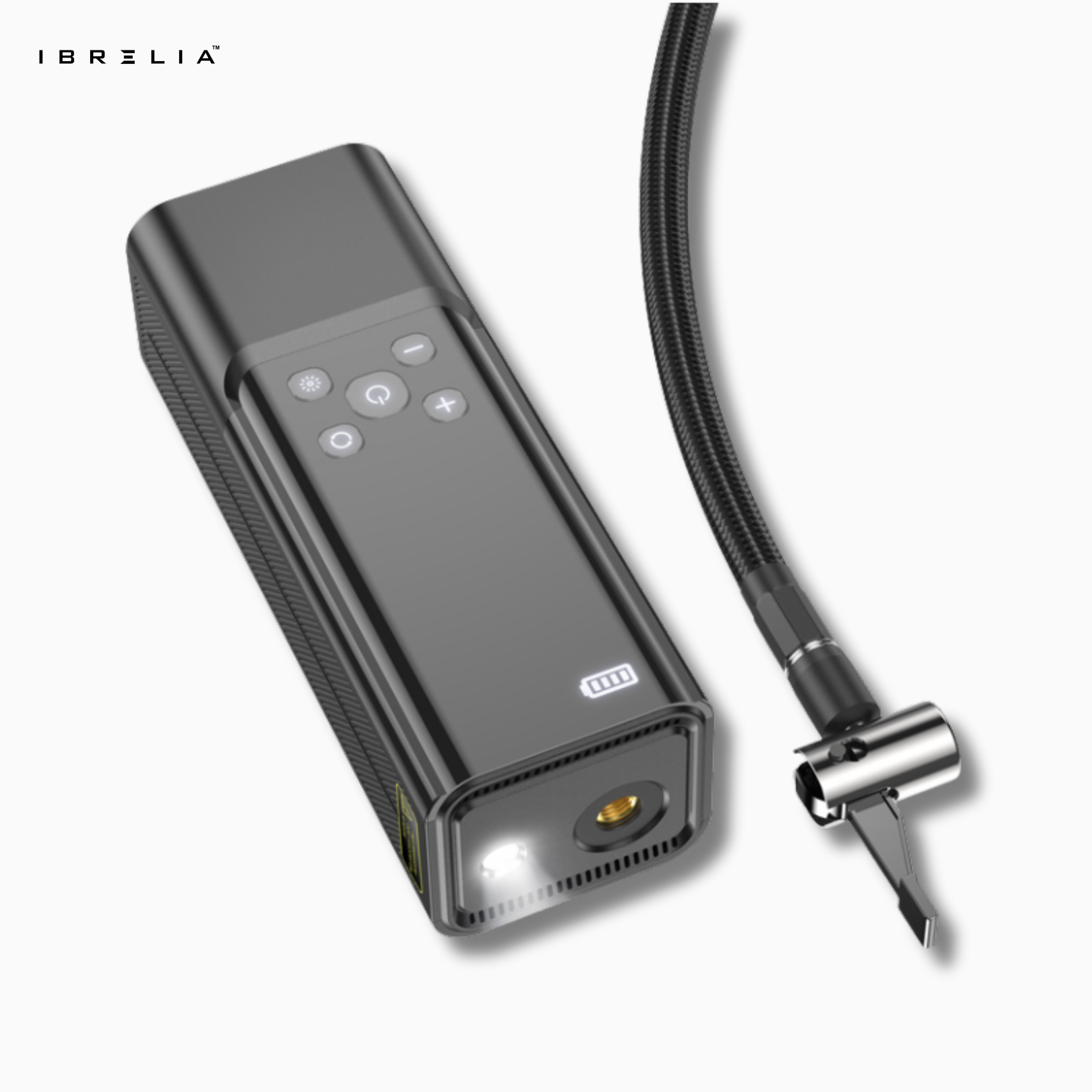 HOCO ZP7 Maddy Portable Smart Air Pump – 5000mAh 2-in-1 Power Bank & Air Compressor | IBRELIA™