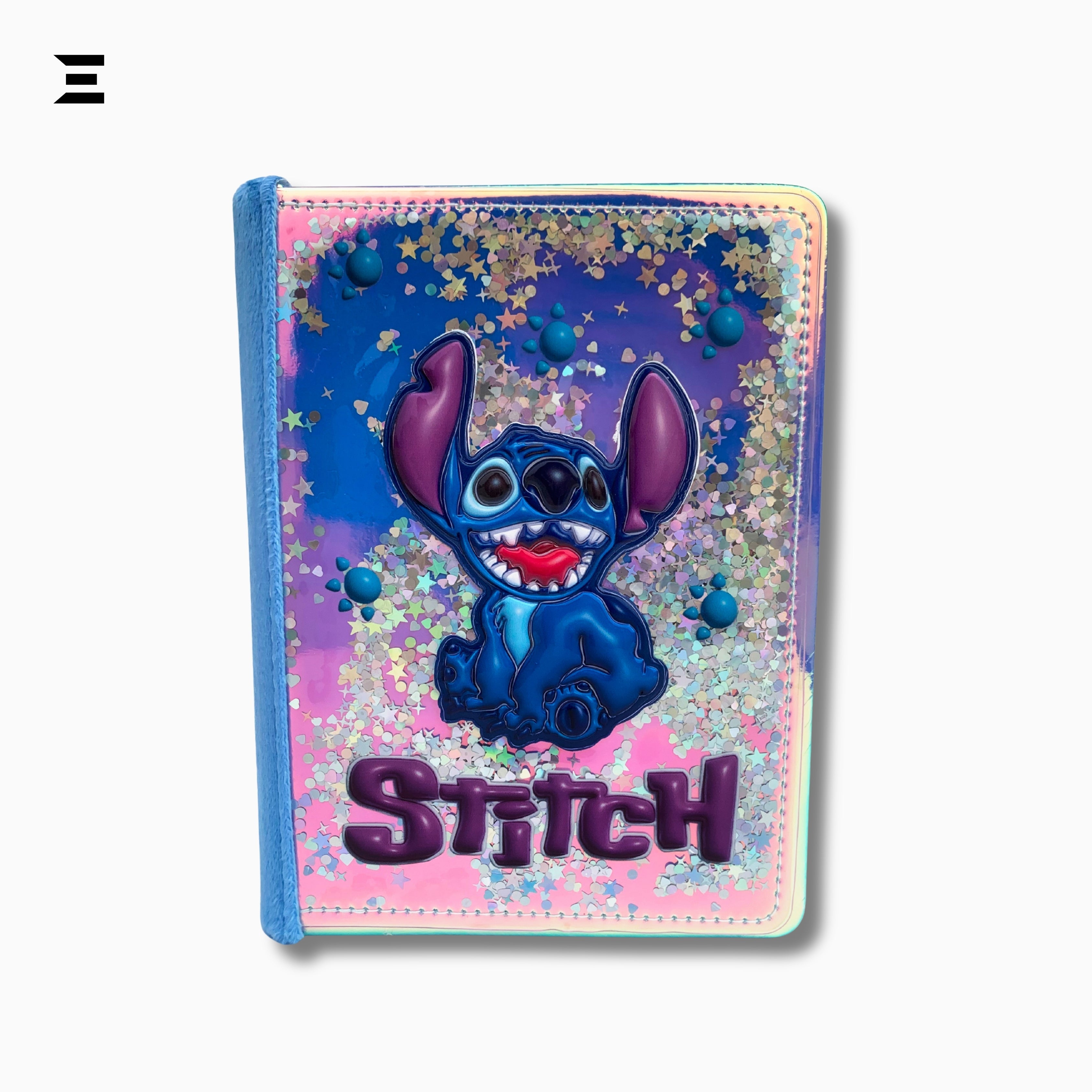 Stitch Glitter Magic Notebook A5 - Size | Cute Cartoon Mini Diary Journal | IBRELIA™ IBRELIA