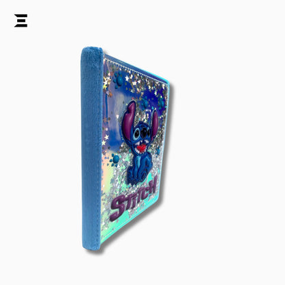 Stitch Glitter Magic Notebook A5 - Size | Cute Cartoon Mini Diary Journal | IBRELIA™ IBRELIA
