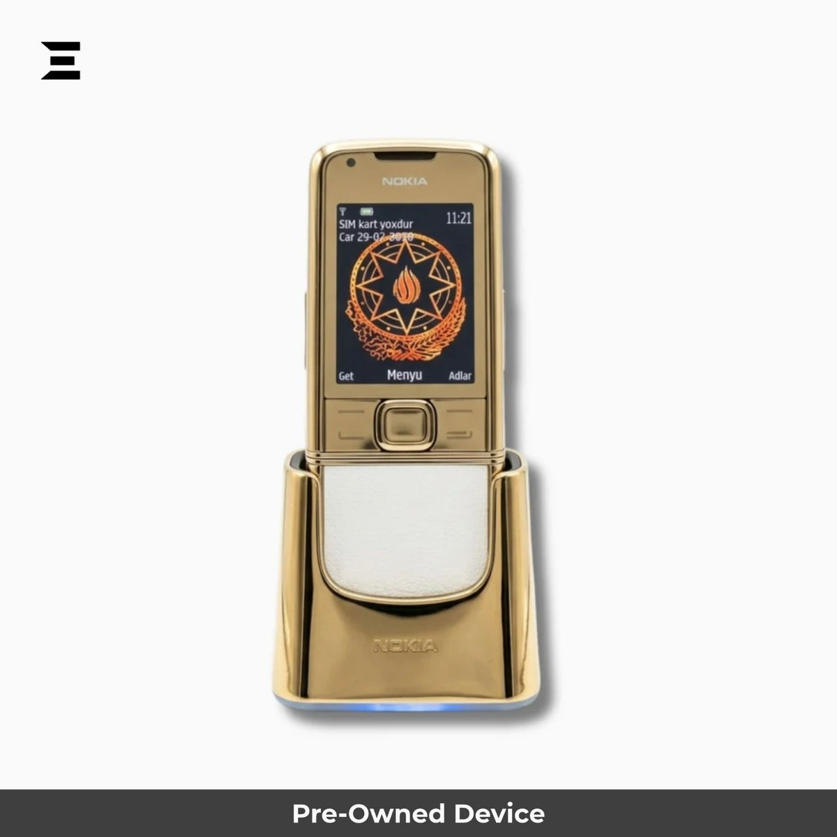Nokia 8800 Gold Arte | Pre-Owned | Grade A | PTA Approved | Phone with Dock Only