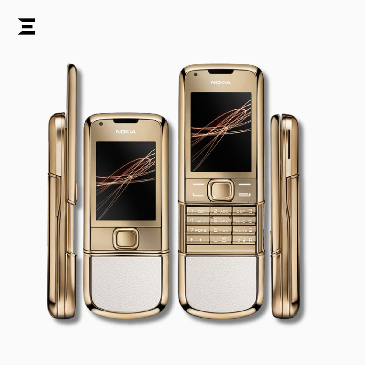 Nokia 8800 Gold Arte | Pre-Owned | Original Luxury Slider Phone | With Charging Dock & Charger