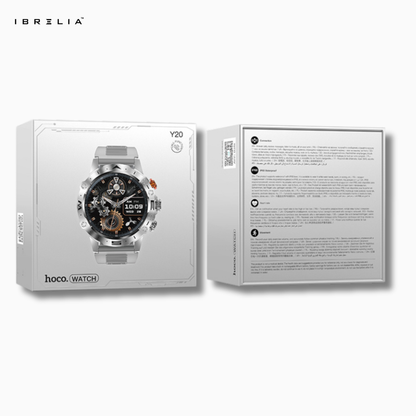 HOCO Y20 Smart Sports Watch (Calling Version) | 1.53” HD Round Display | 5–10 Day Battery | IBRELIA™