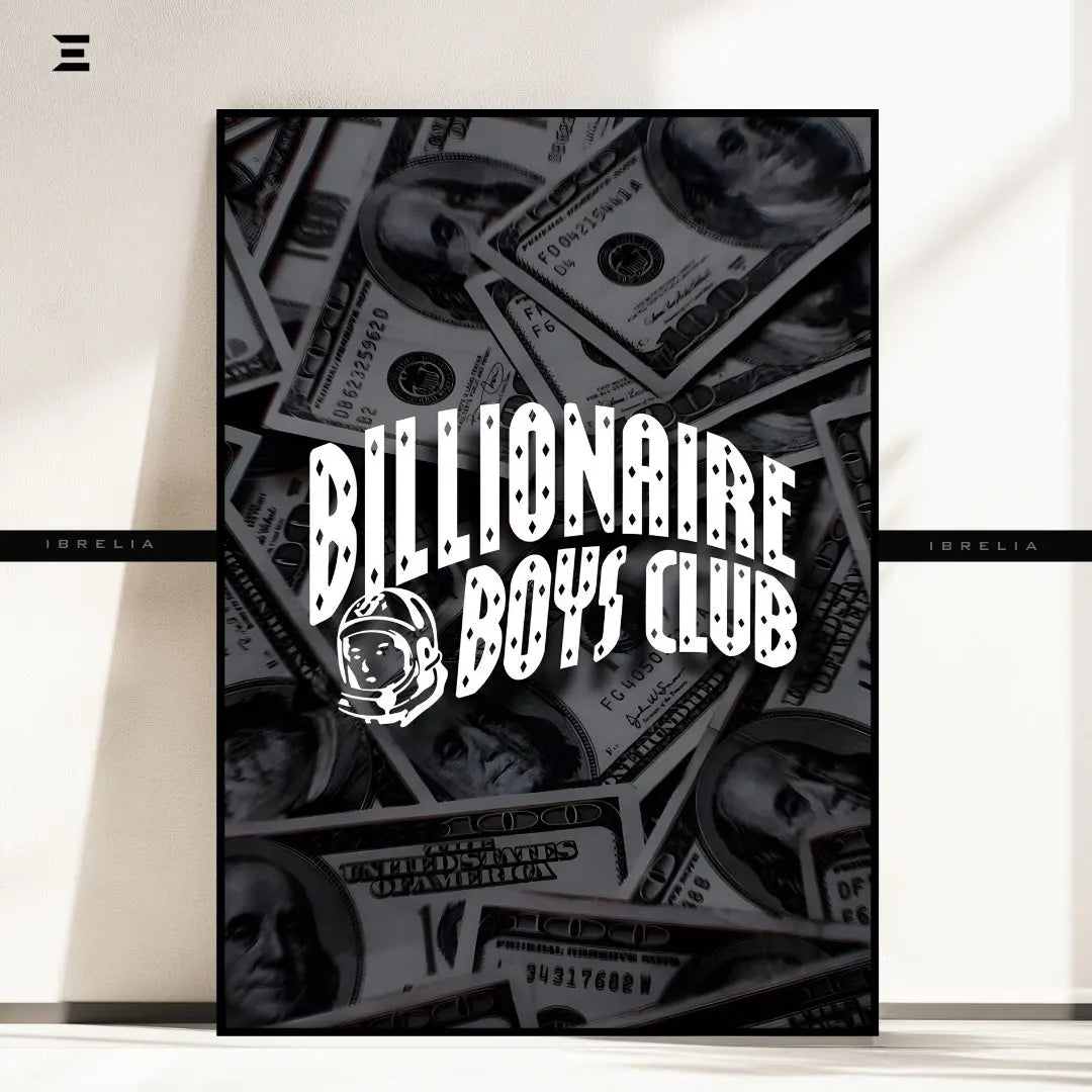 Premium Resin Coated Wall Art – Billionaire Boys Club Dollar Frame | IBRELIA Pakistan IBRELIA