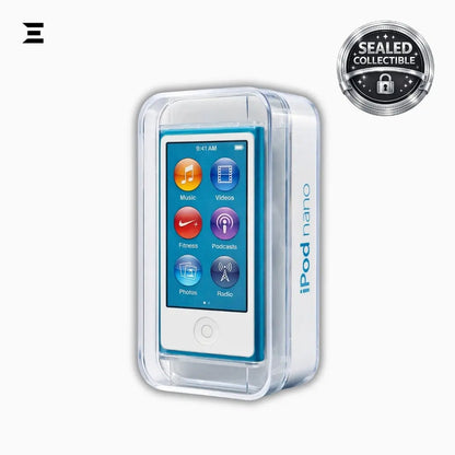 Apple iPod Nano (Brand New Sealed) – Retro Classic Music Player Collectible - Blue IBRELIA