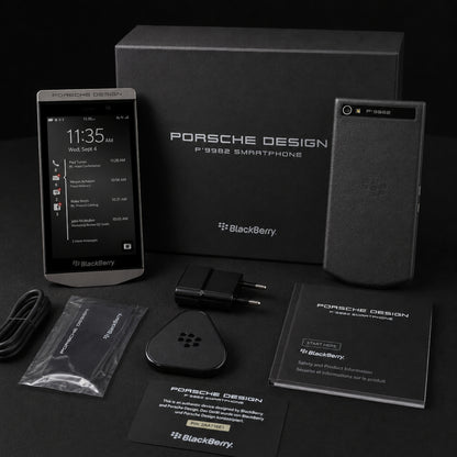 BlackBerry Porsche Design P’9982 – Brand New Collector’s Set with Original Box & Accessories
