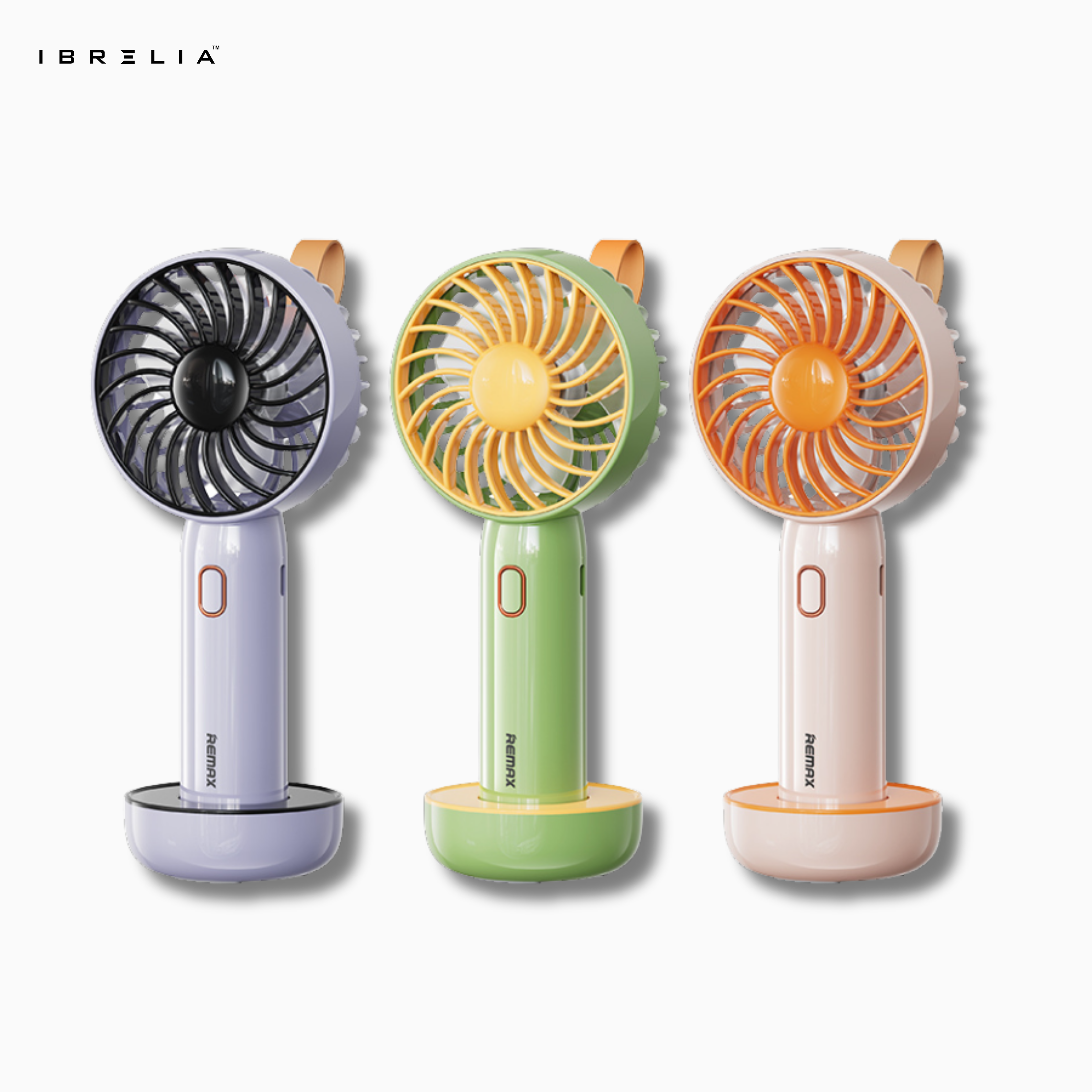 REMAX RS-SF05 Retro Handheld Mini Fan | Portable Cooling | USB Rechargeable | IBRELIA™