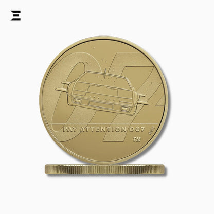 2020 Royal Mint £5 Brilliant Uncirculated Collectable Coin – James Bond 007 2 "Pay Attention 007" - IBRELIA