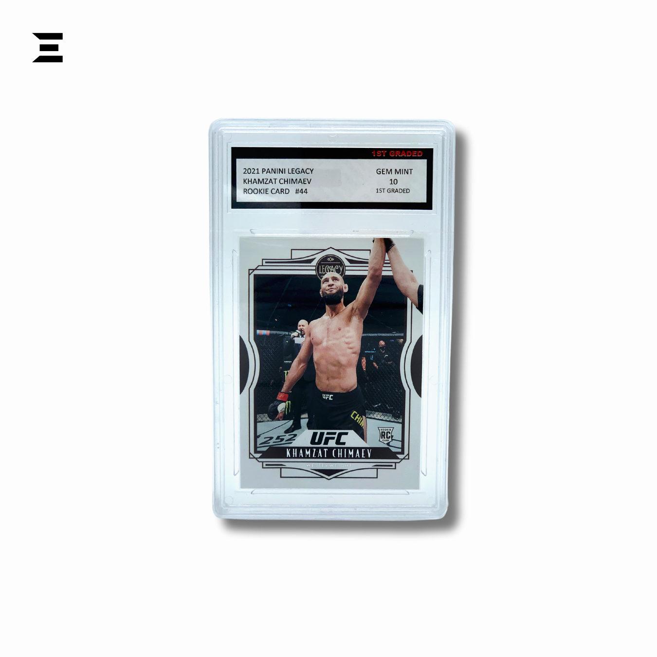 2021 Panini Legacy UFC #44 Khamzat Chimaev Rookie Card – 1st Graded GEM MINT 10 IBRELIA