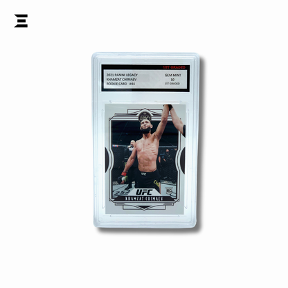 2021 Panini Legacy UFC #44 Khamzat Chimaev Rookie Card – 1st Graded GEM MINT 10 IBRELIA