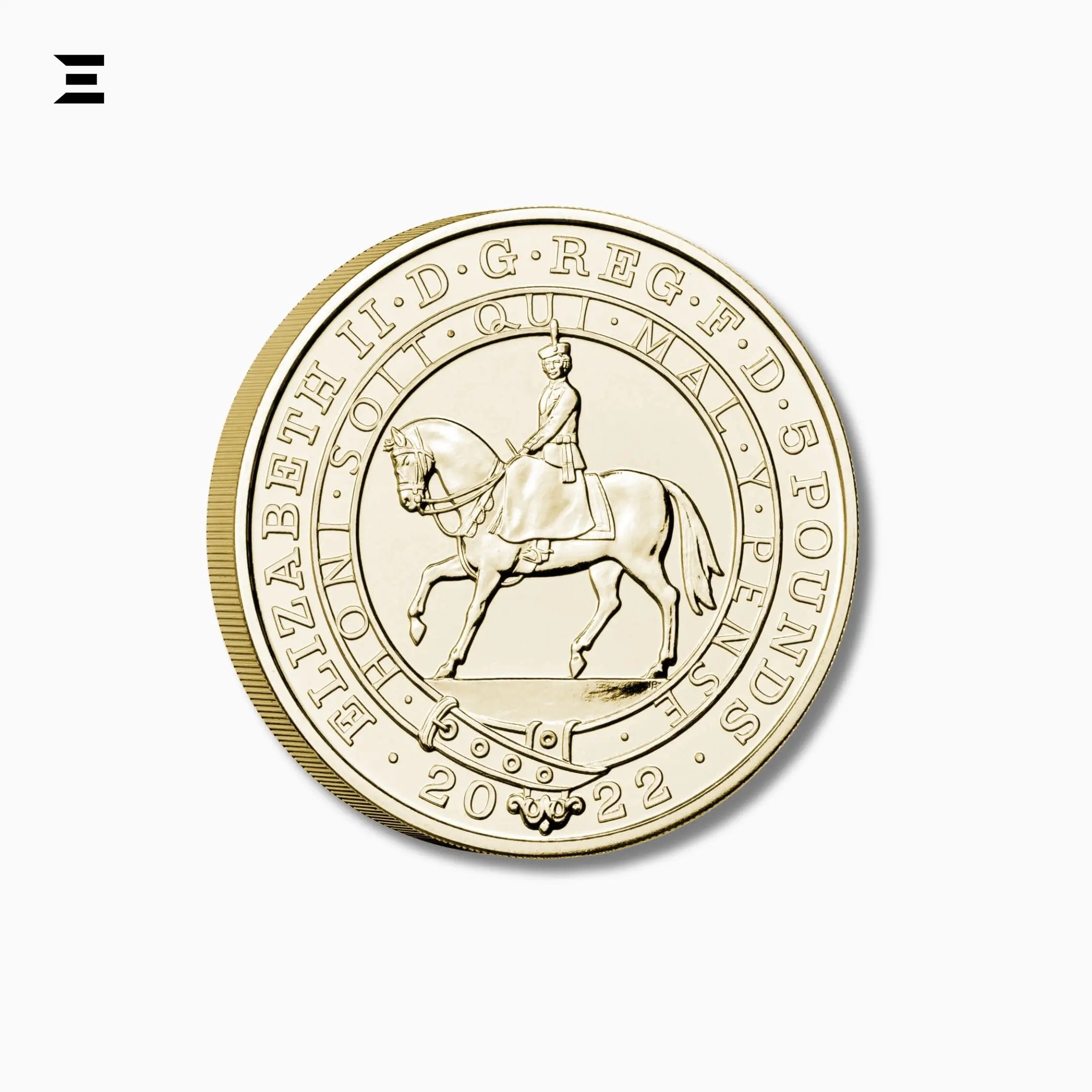 2022 Royal Mint £5 Brilliant Uncirculated Coin – The Queen’s Platinum Jubilee 70 Years IBRELIA