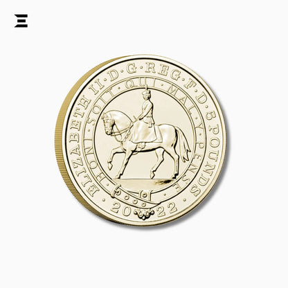 2022 Royal Mint £5 Brilliant Uncirculated Coin – The Queen’s Platinum Jubilee 70 Years IBRELIA