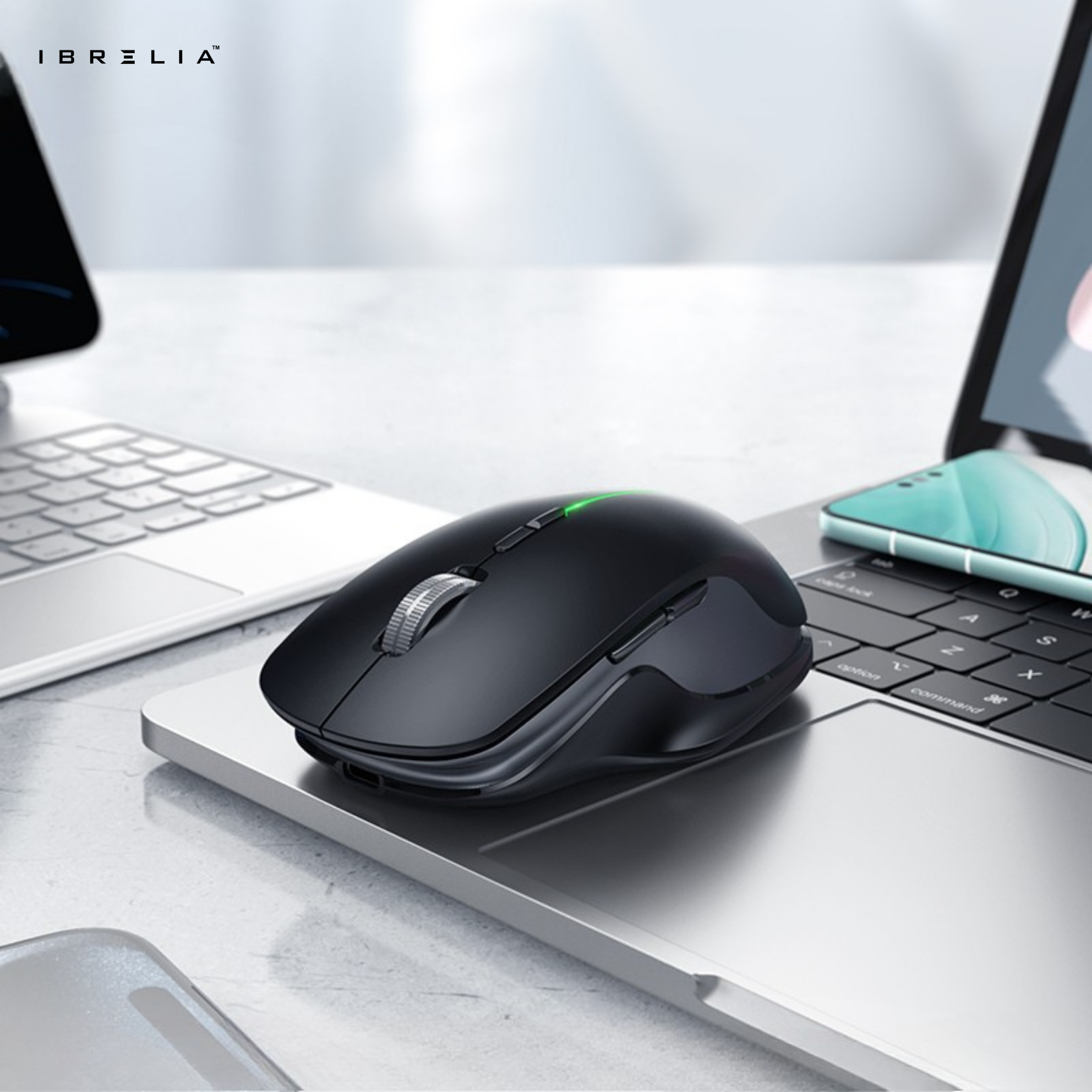 HOCO GM40 Dual-Mode Wireless Mouse (Bluetooth + 2.4G) | IBRELIA™