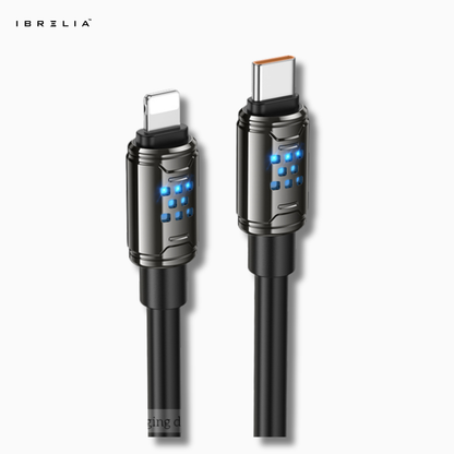 HOCO U143 Joy PD27W Fast Charging Zinc Alloy Data Cable for iPhone | IBRELIA™