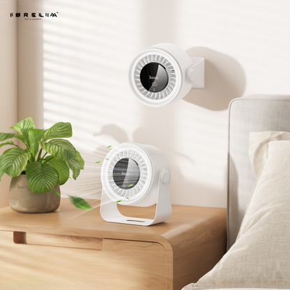 HOCO HX66 – Dual Outlet High Airflow Desktop Circulating Fan | IBRELIA™