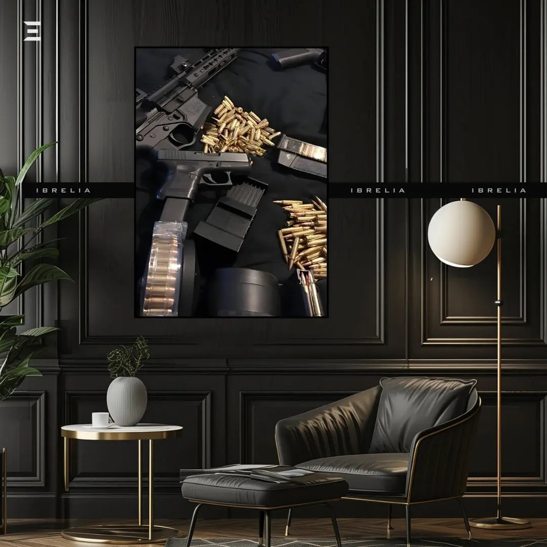 Premium Resin Coated Wall Art – Dark Masculine Abstract Collectible | IBRELIA Pakistan IBRELIA