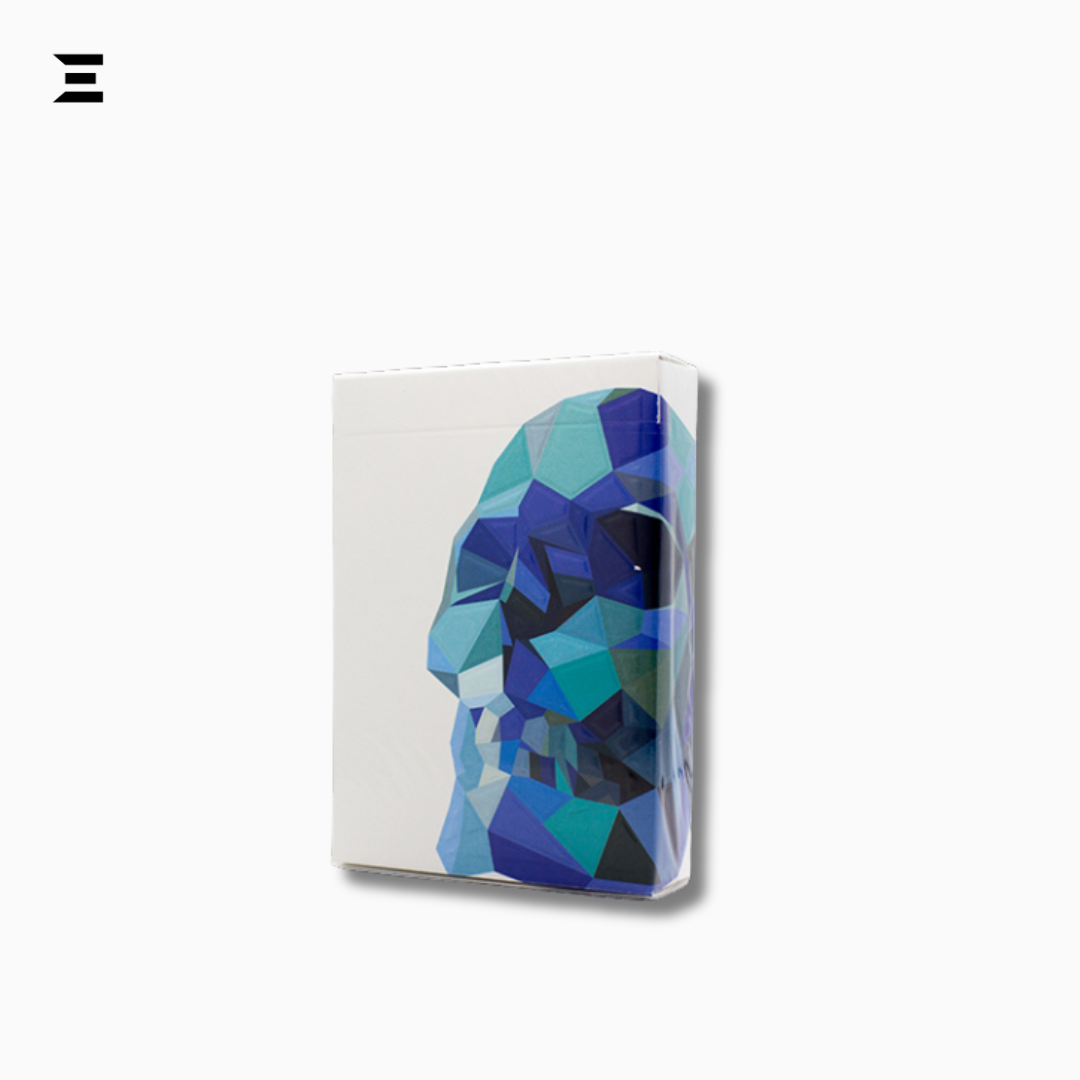 Memento Mori Blue Playing Cards – Poker Size Limited Edition Deck by USPCC IBRELIA