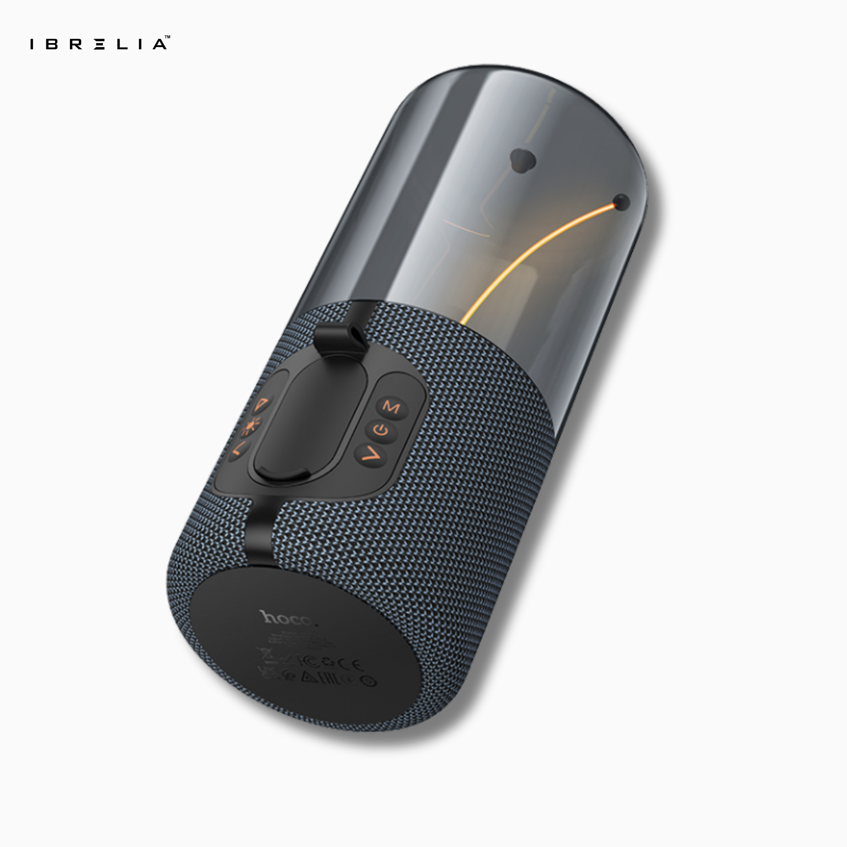 HOCO BS64 Rocker BT Speaker – 5W Magnetic Light Wireless Speaker with Bendable LED Filament & TWS | IBRELIA™