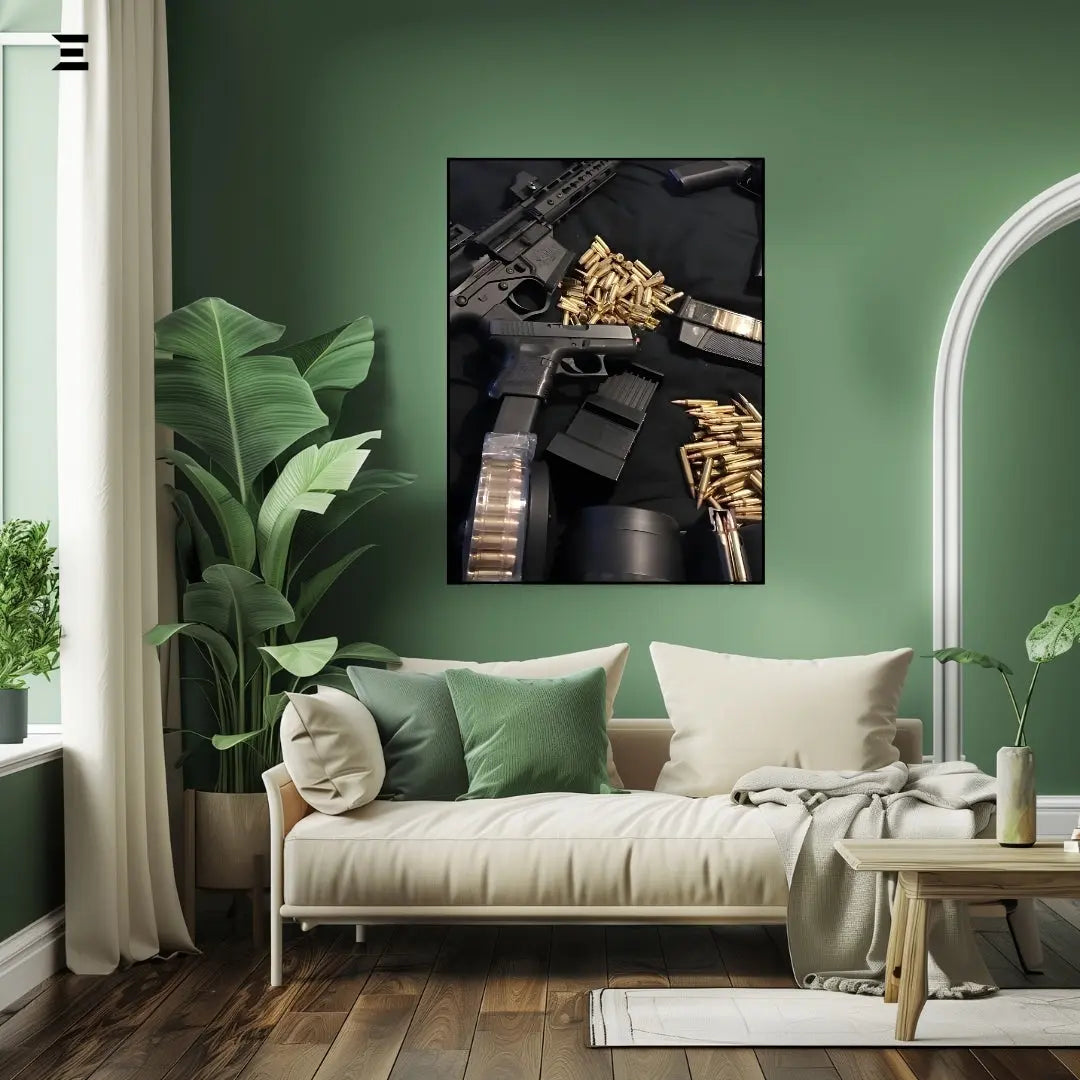 Premium Resin Coated Wall Art – Dark Masculine Abstract Collectible | IBRELIA Pakistan IBRELIA