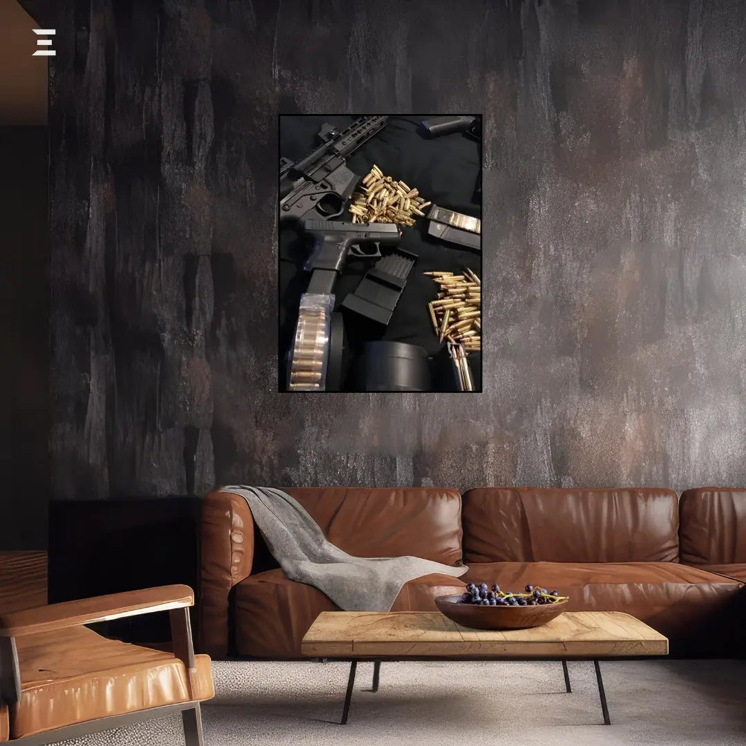 Premium Resin Coated Wall Art – Dark Masculine Abstract Collectible | IBRELIA Pakistan IBRELIA