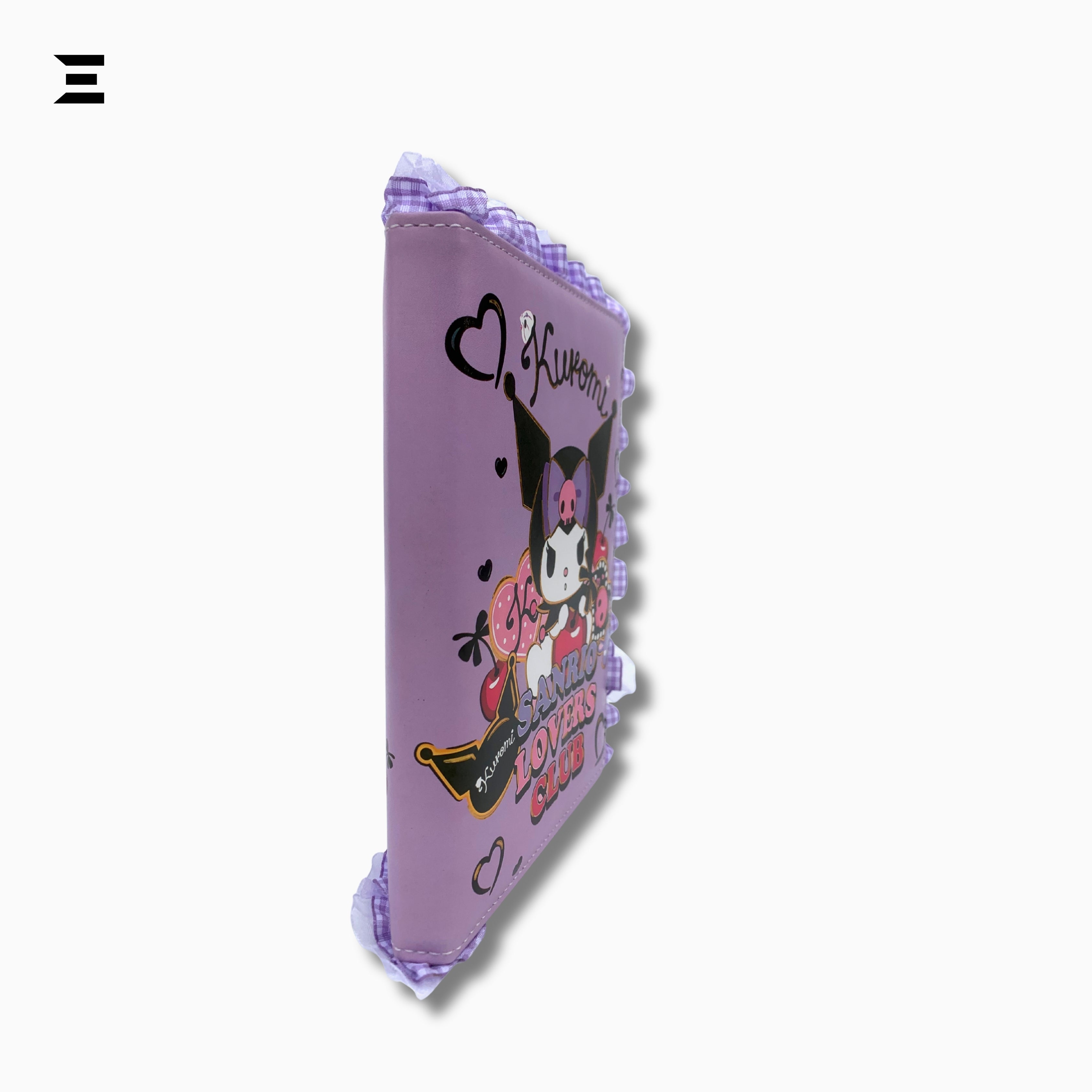 Kuromi Sanrio Lovers Club Diary Notebook A5 - Size | Cute Kawaii Journal with Strap | IBRELIA™ IBRELIA